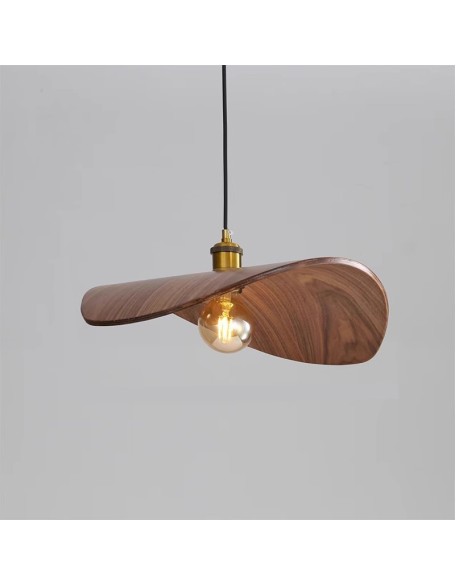 Vintage solid wood indoor pendant light