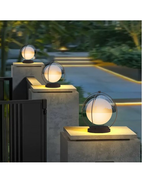 Solar Gate Post Outdoor Lighting