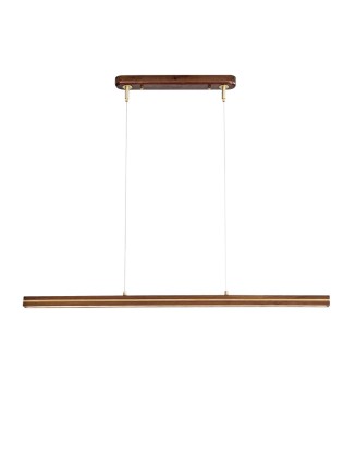 Solid Wood Indoor Long Pendant Light