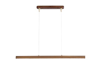 Solid Wood Indoor Long Pendant Light